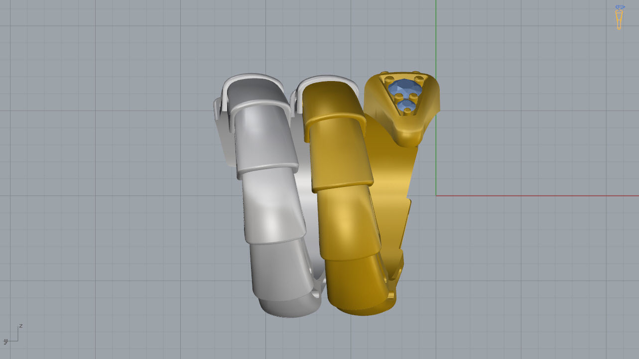 Serpenti Necklace  3D print model_10