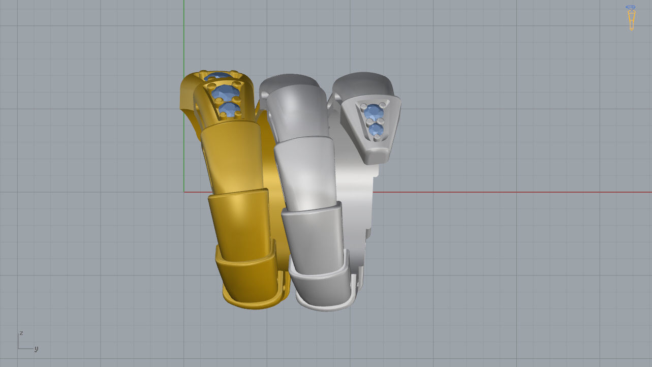 Serpenti Necklace  3D print model_9