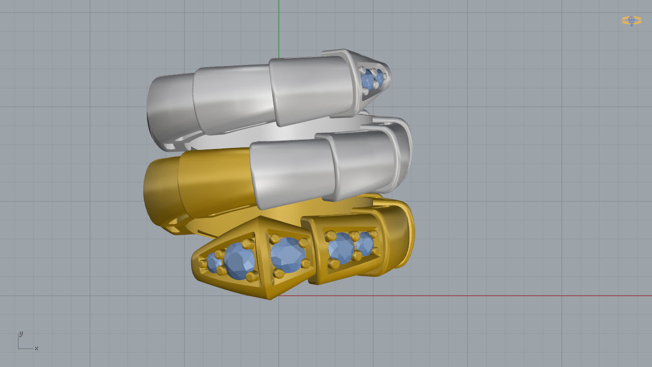 Serpenti Necklace  3D print model_7