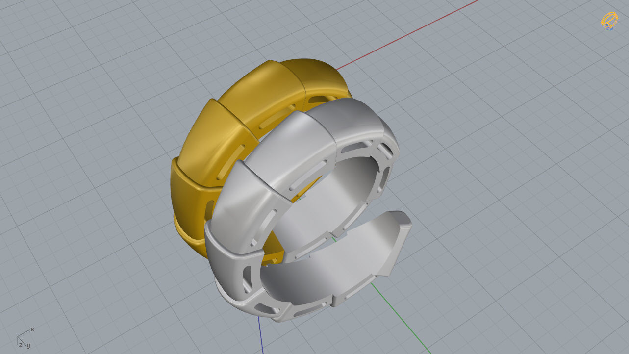 Serpenti Necklace  3D print model_13