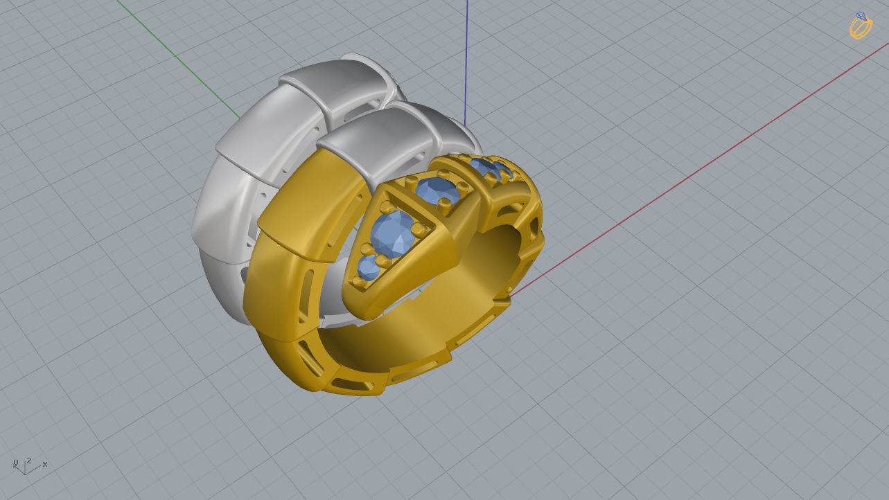 Serpenti Necklace  3D print model_12