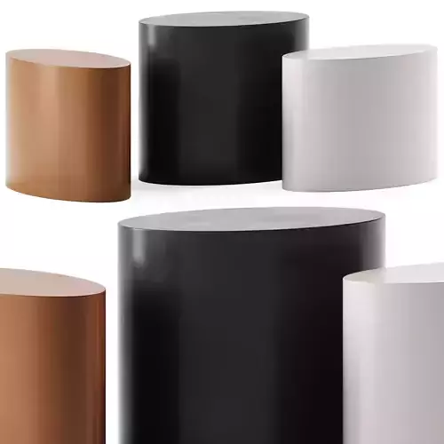 Mice set of oval coffee tables Actona