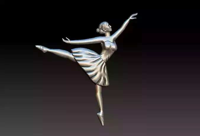 Ballet Dancer Bailarina Relief 