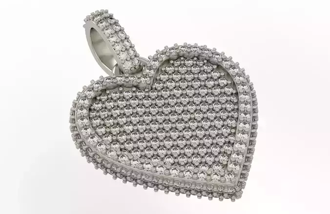 Heart Pendant Medium  Size 