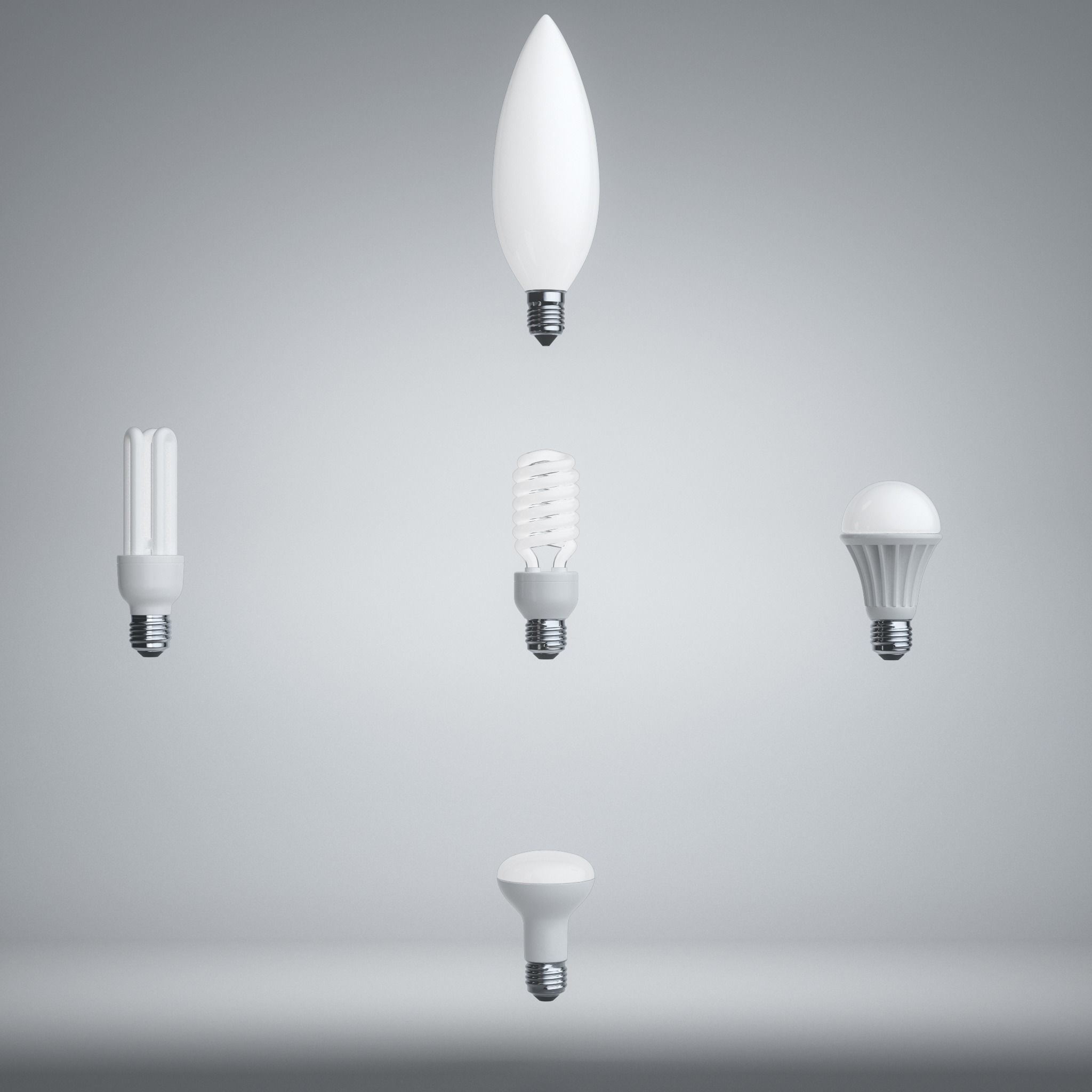 Lights Bulbs 3D Model Collection_2