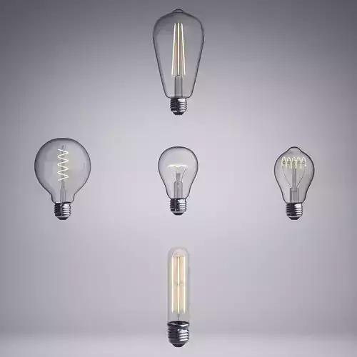 Lights Bulbs 3D Model Collection