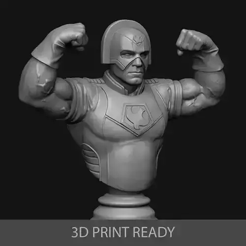 Peacemaker bust 3D print model