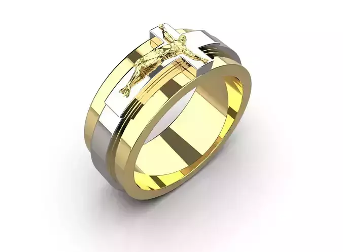 ring gold and silver