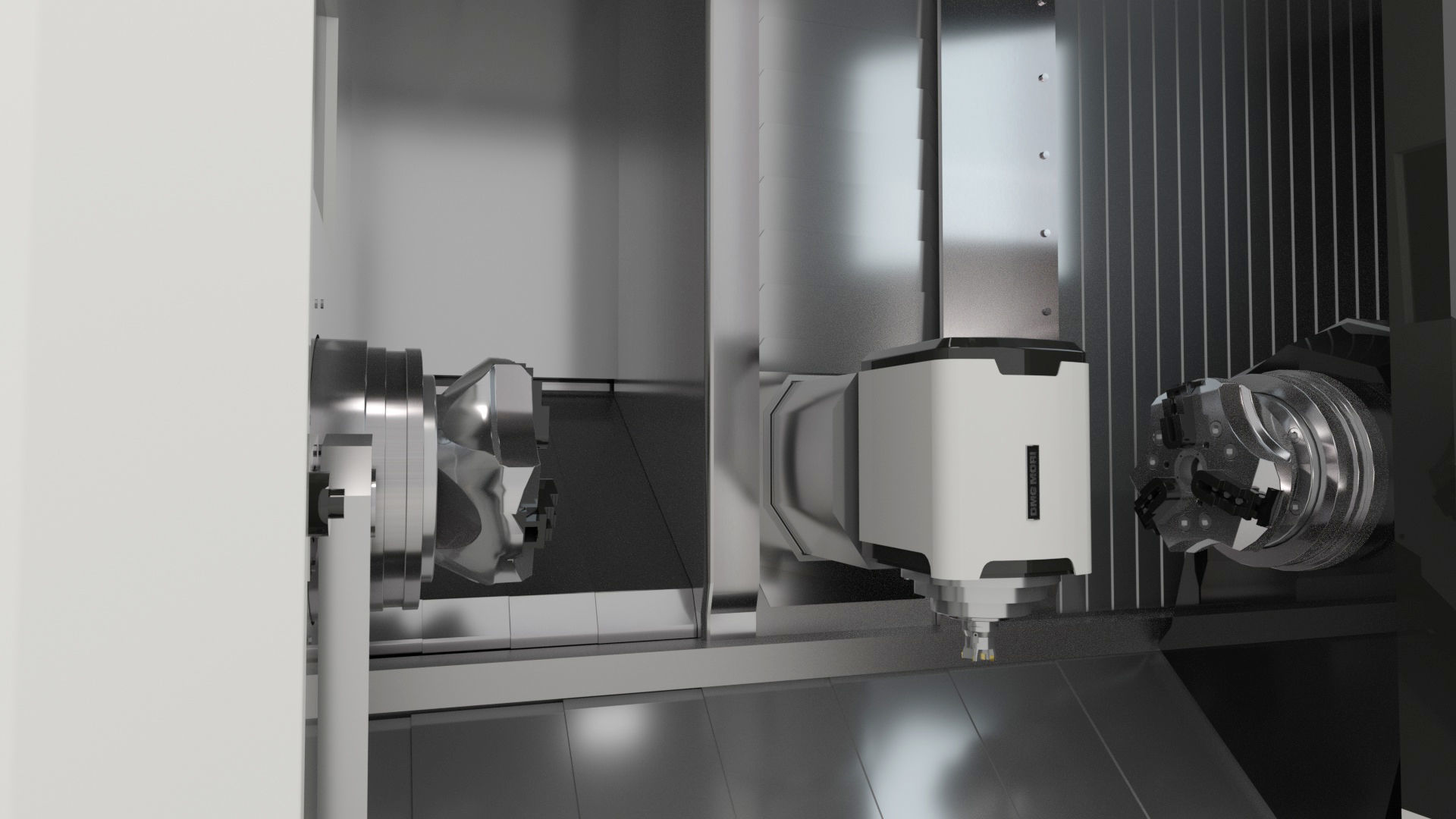 Milling Machine Universal Turning 3D model_53