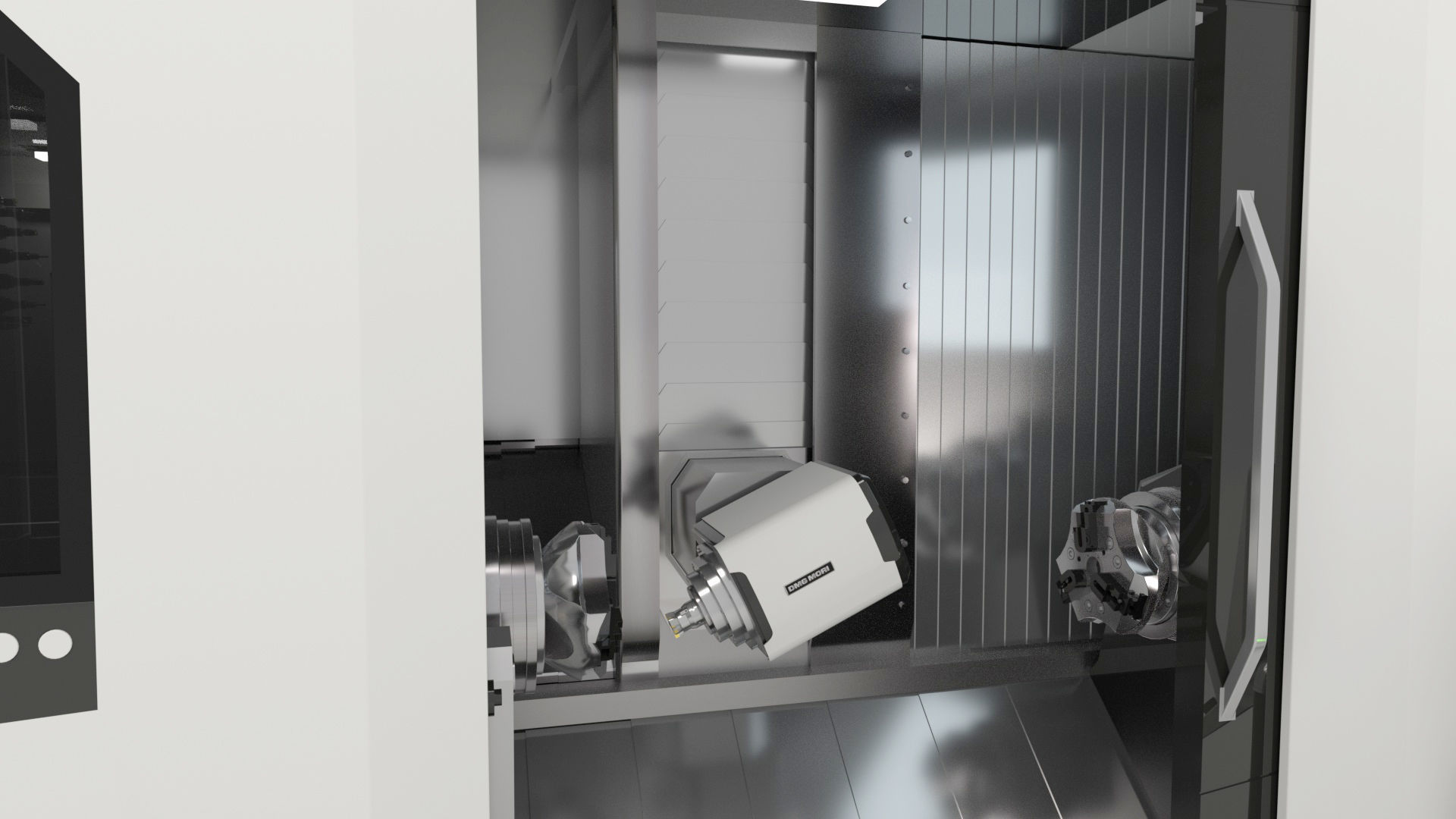 Milling Machine Universal Turning 3D model_47