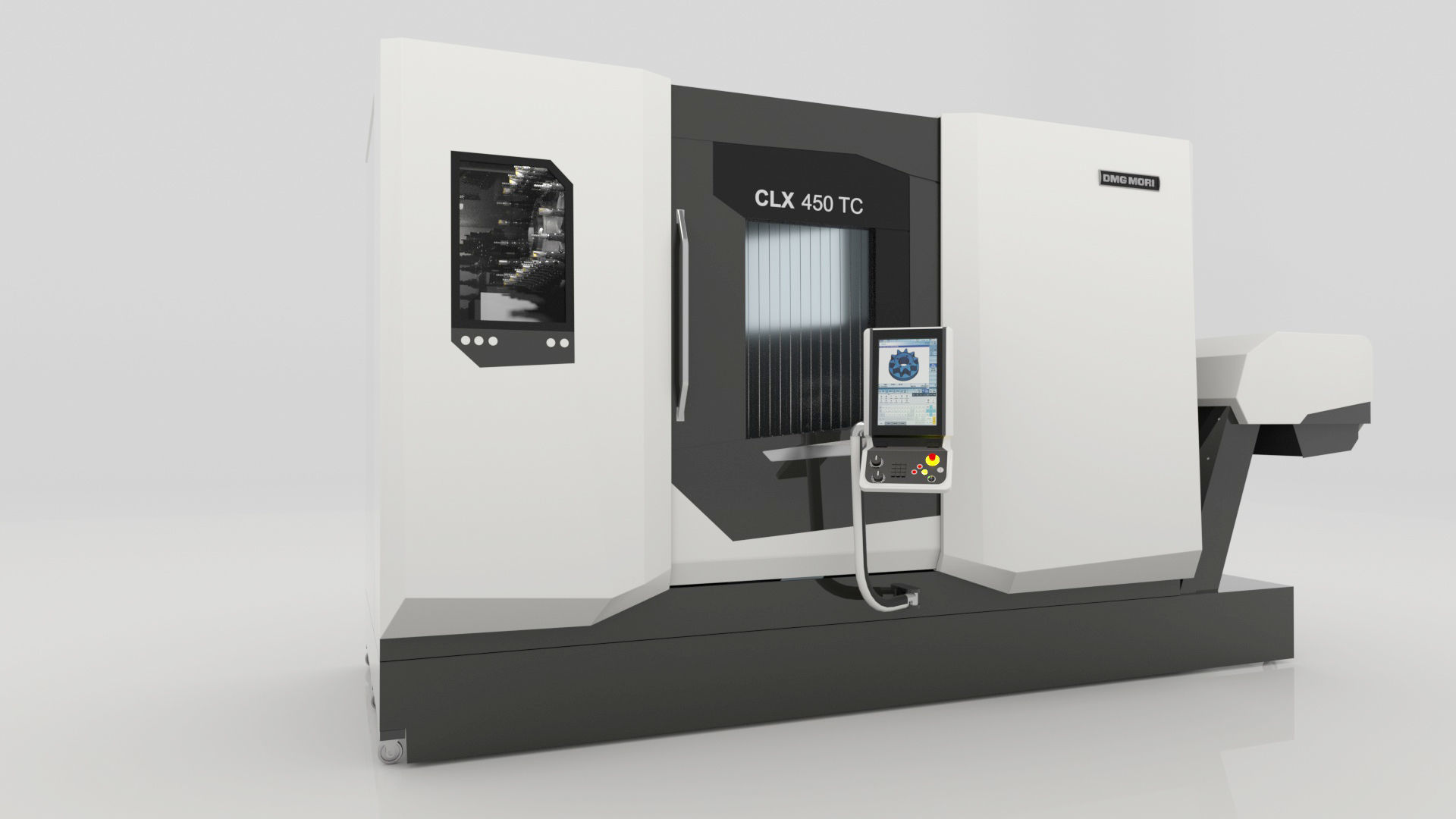 Milling Machine Universal Turning 3D model_6