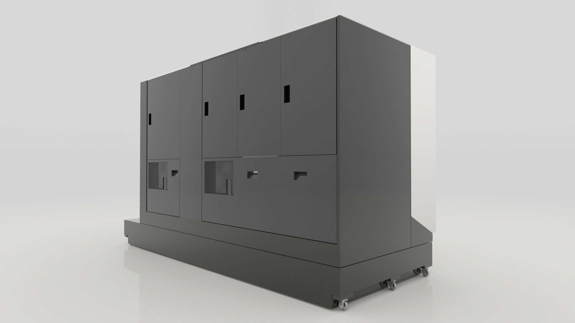 Milling Machine Universal Turning 3D model_5