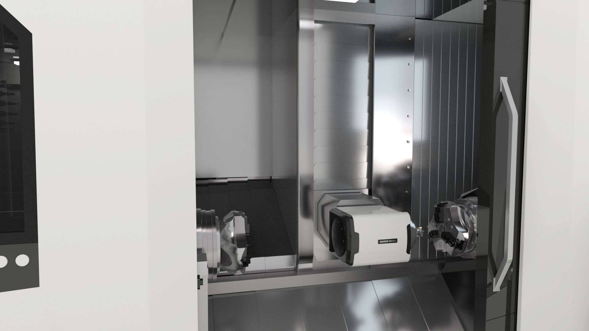 Milling Machine Universal Turning 3D model_51