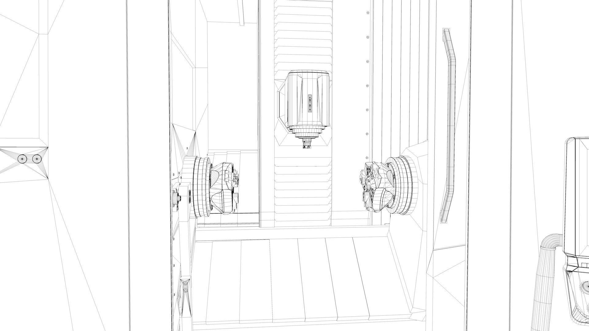 Milling Machine Universal Turning 3D model_56