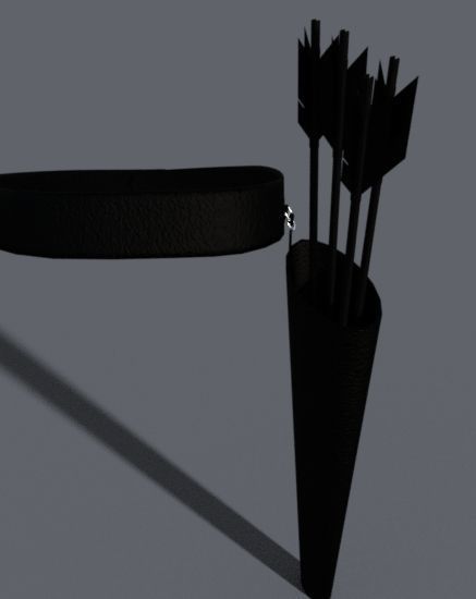 Viking pack props medieval Low-poly 3D model_15