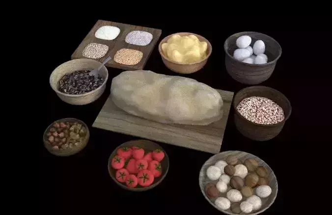 Viking pack props medieval