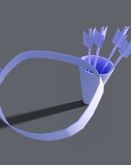 Viking pack props medieval Low-poly 3D model_17