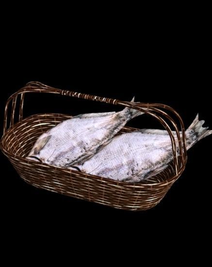 Viking pack props medieval Low-poly 3D model_3