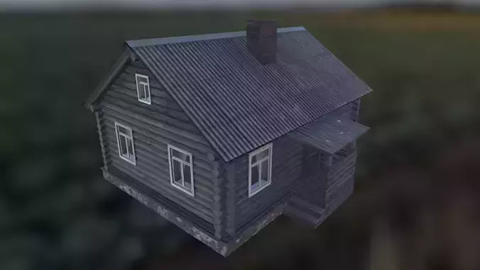 Wood House LowPoly