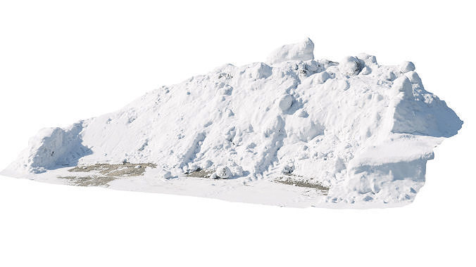 Snow wall Mountain  3D model