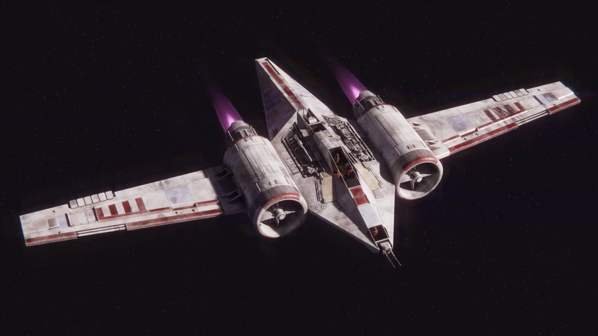 Incom BT-47C T-Wing Strategic Bomber 3D model_3