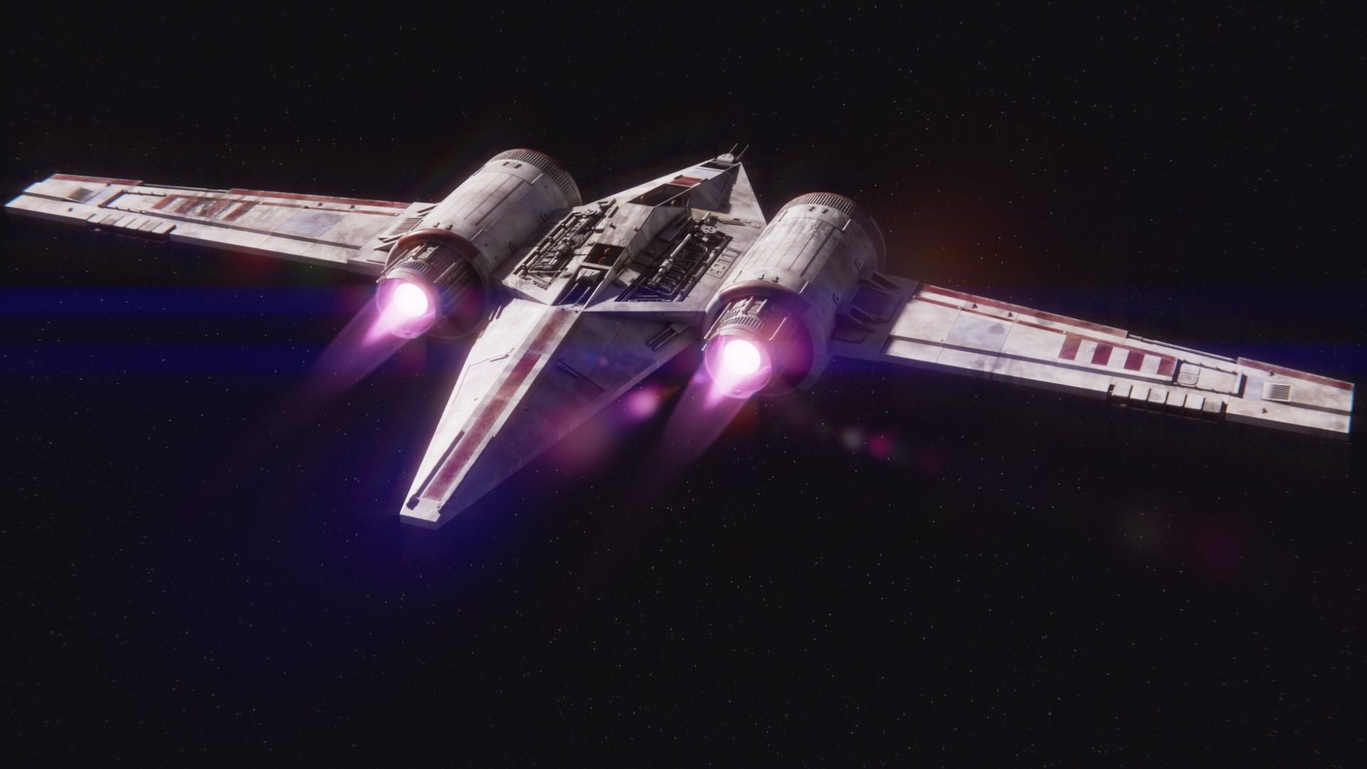 Incom BT-47C T-Wing Strategic Bomber 3D model_4