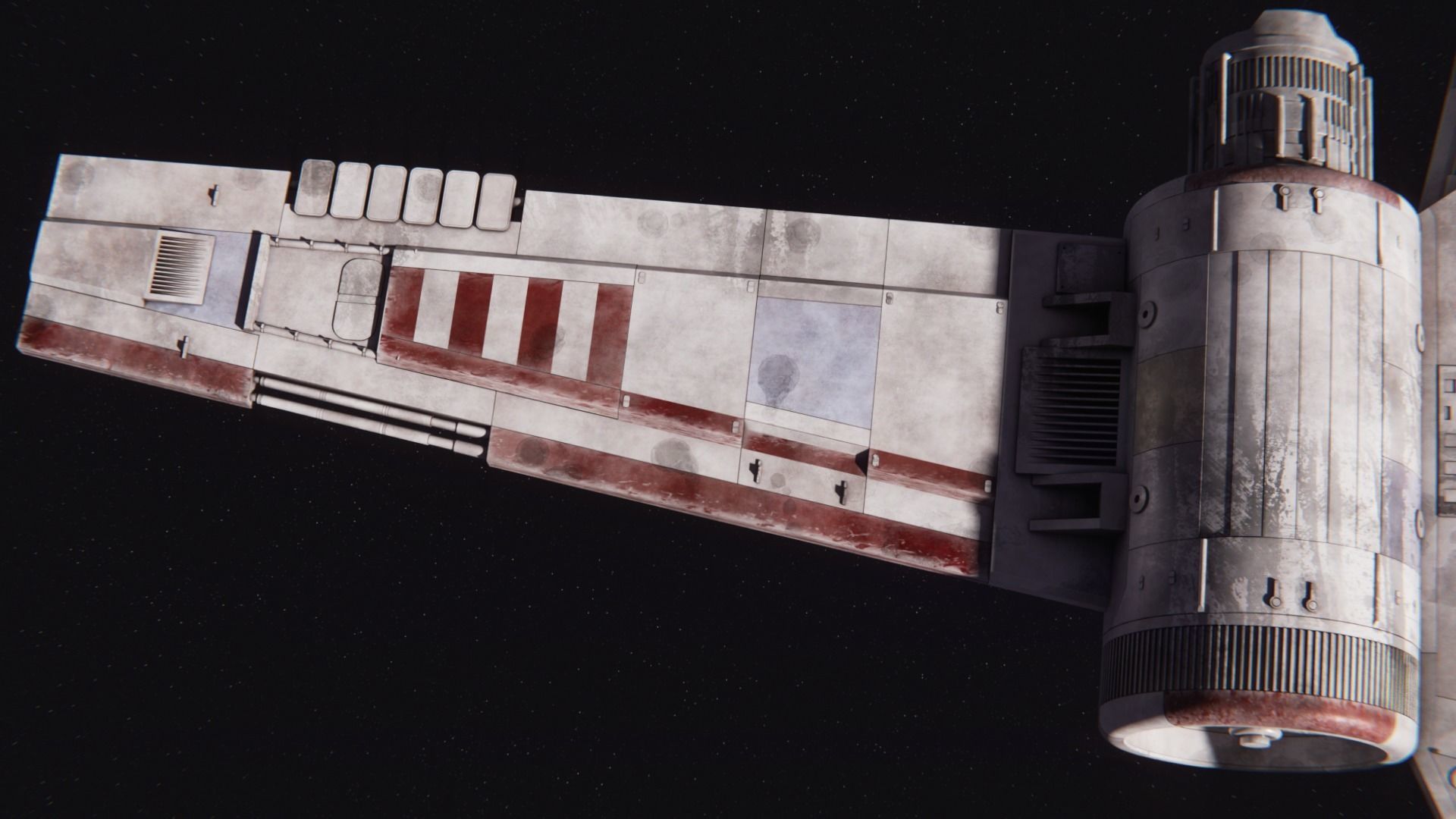 Incom BT-47C T-Wing Strategic Bomber 3D model_9