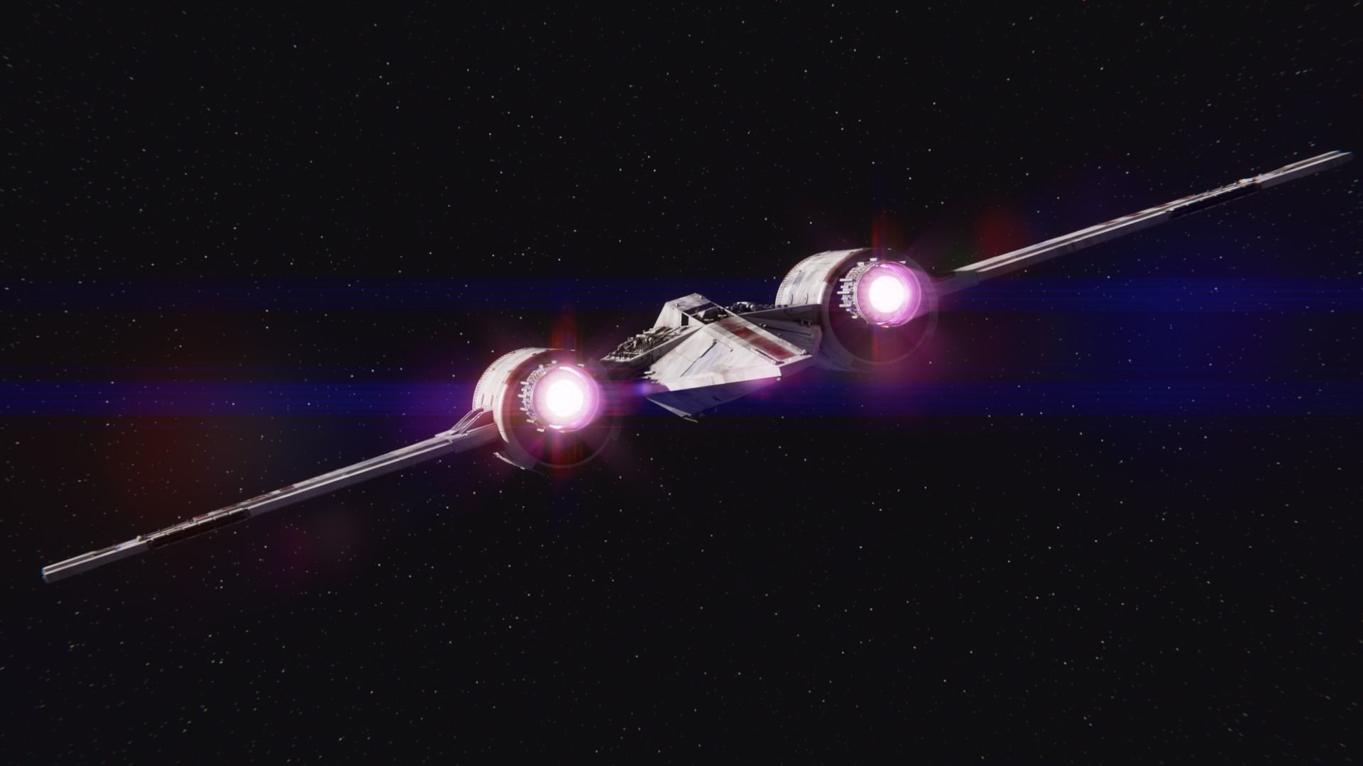 Incom BT-47C T-Wing Strategic Bomber 3D model_6