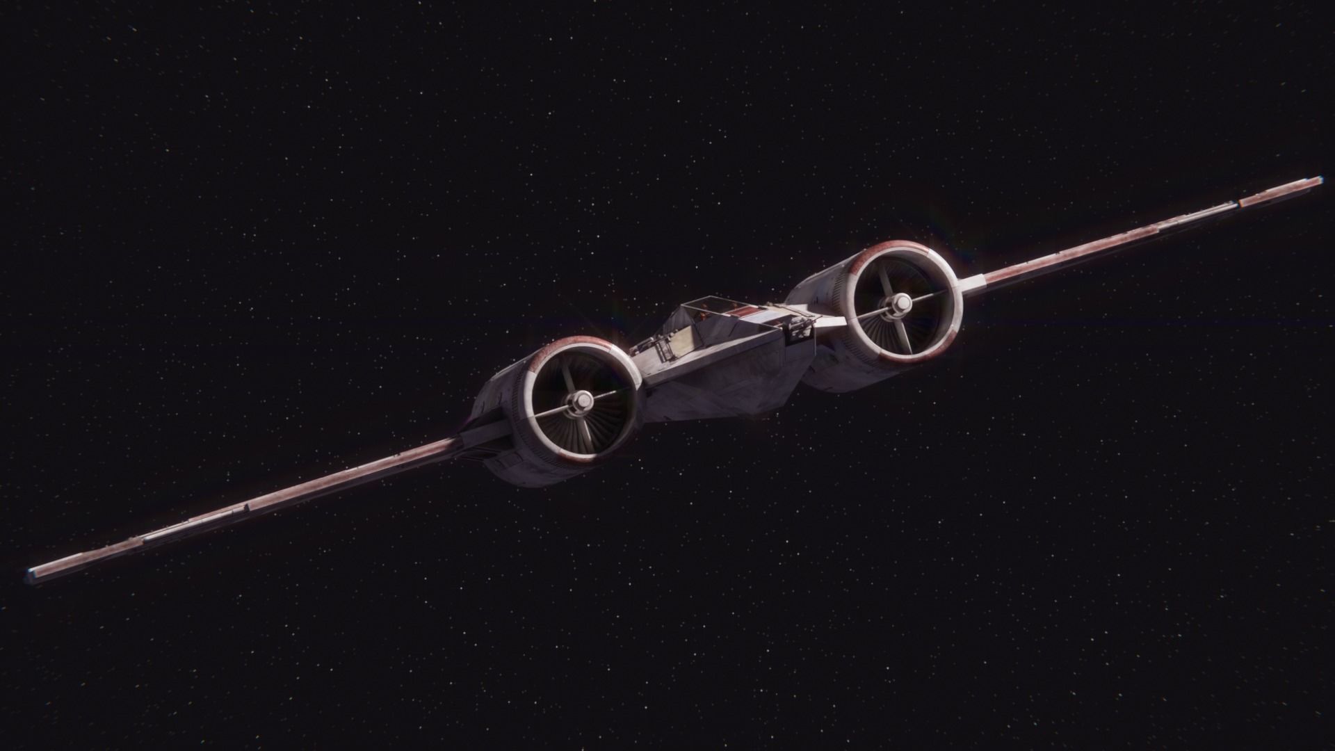 Incom BT-47C T-Wing Strategic Bomber 3D model_5