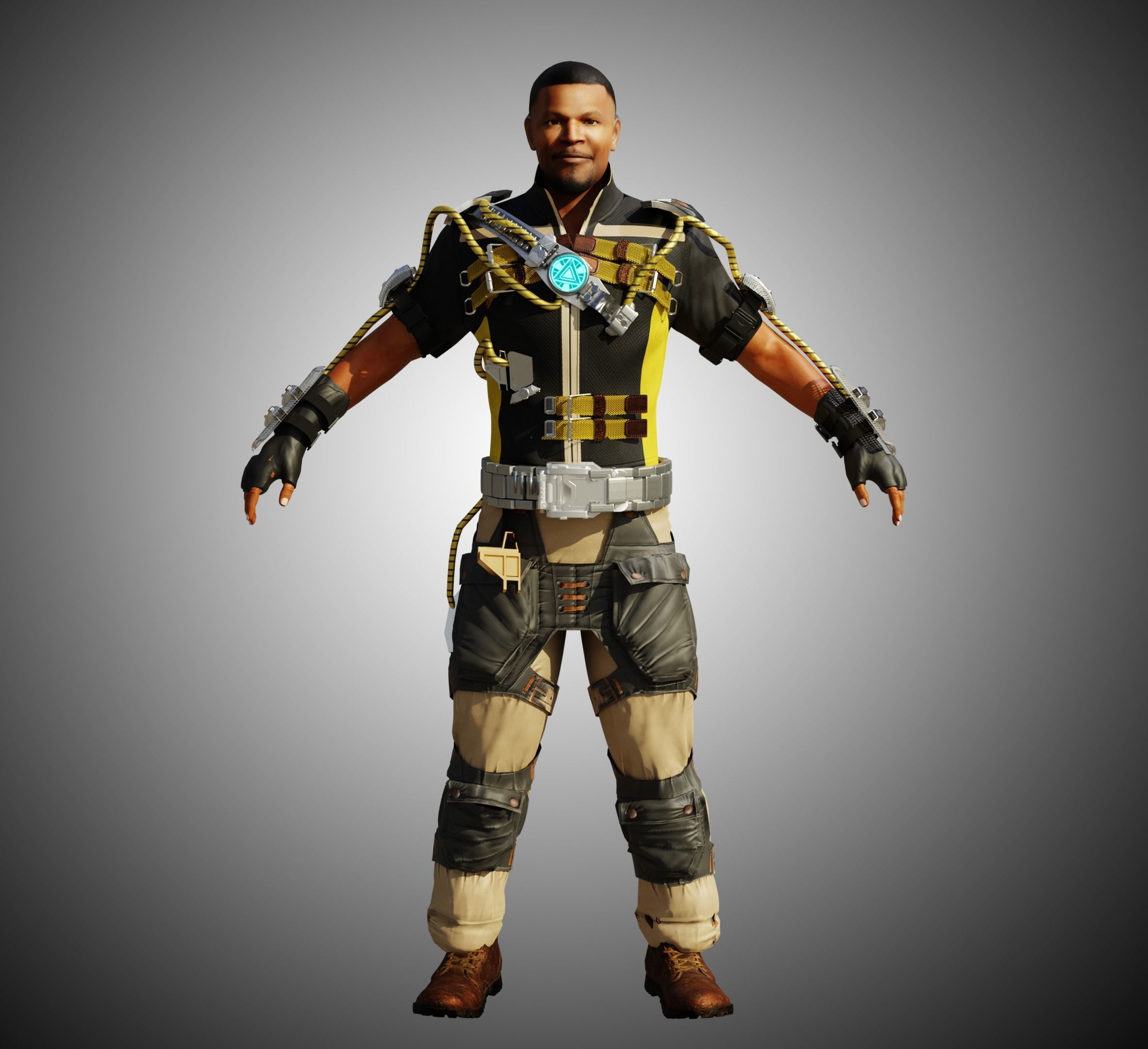 Electro Jamie Foxx Spider-Man No Way Home Final Suit 3D model_1