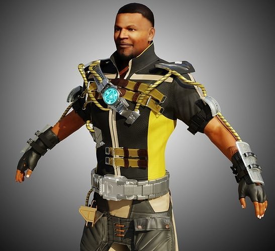 Electro Jamie Foxx  Spider-Man No Way Home Final Suit 3D model
