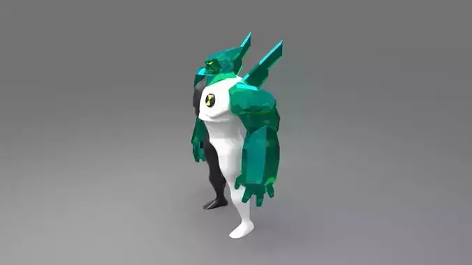 Ben 10 Diamond head model 3D model
