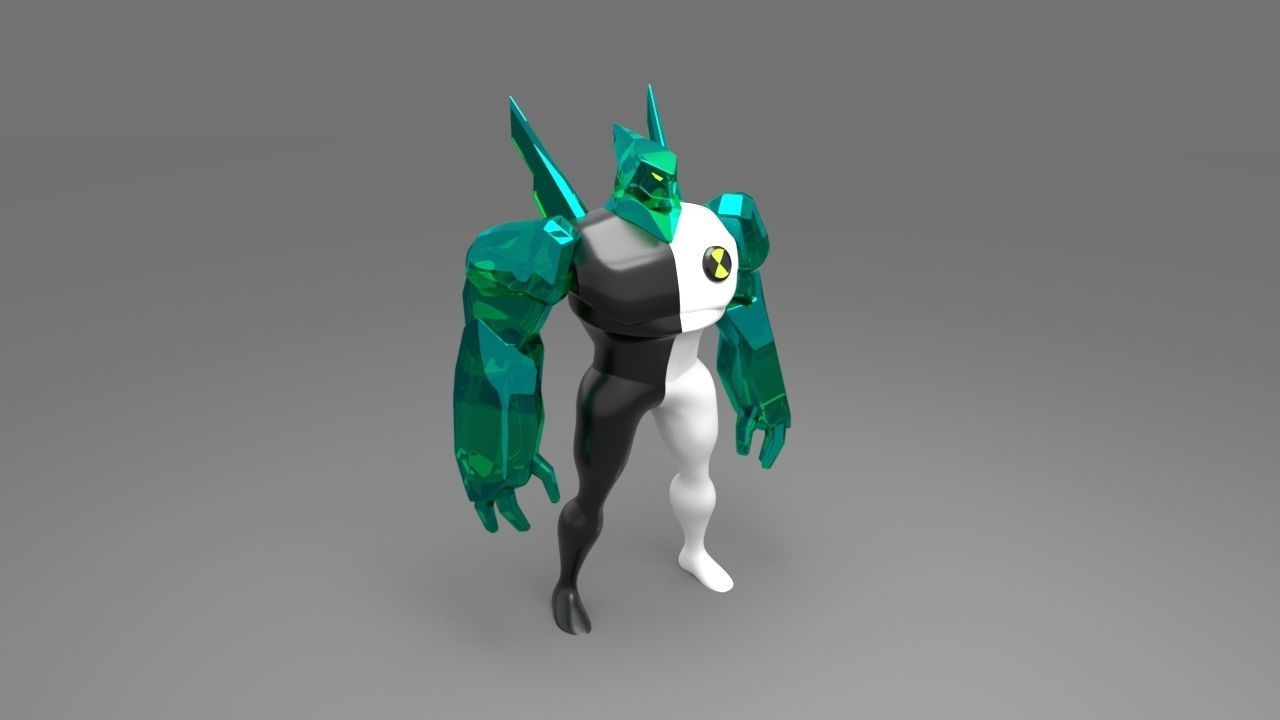 Ben 10 Diamond head model 3D model_5