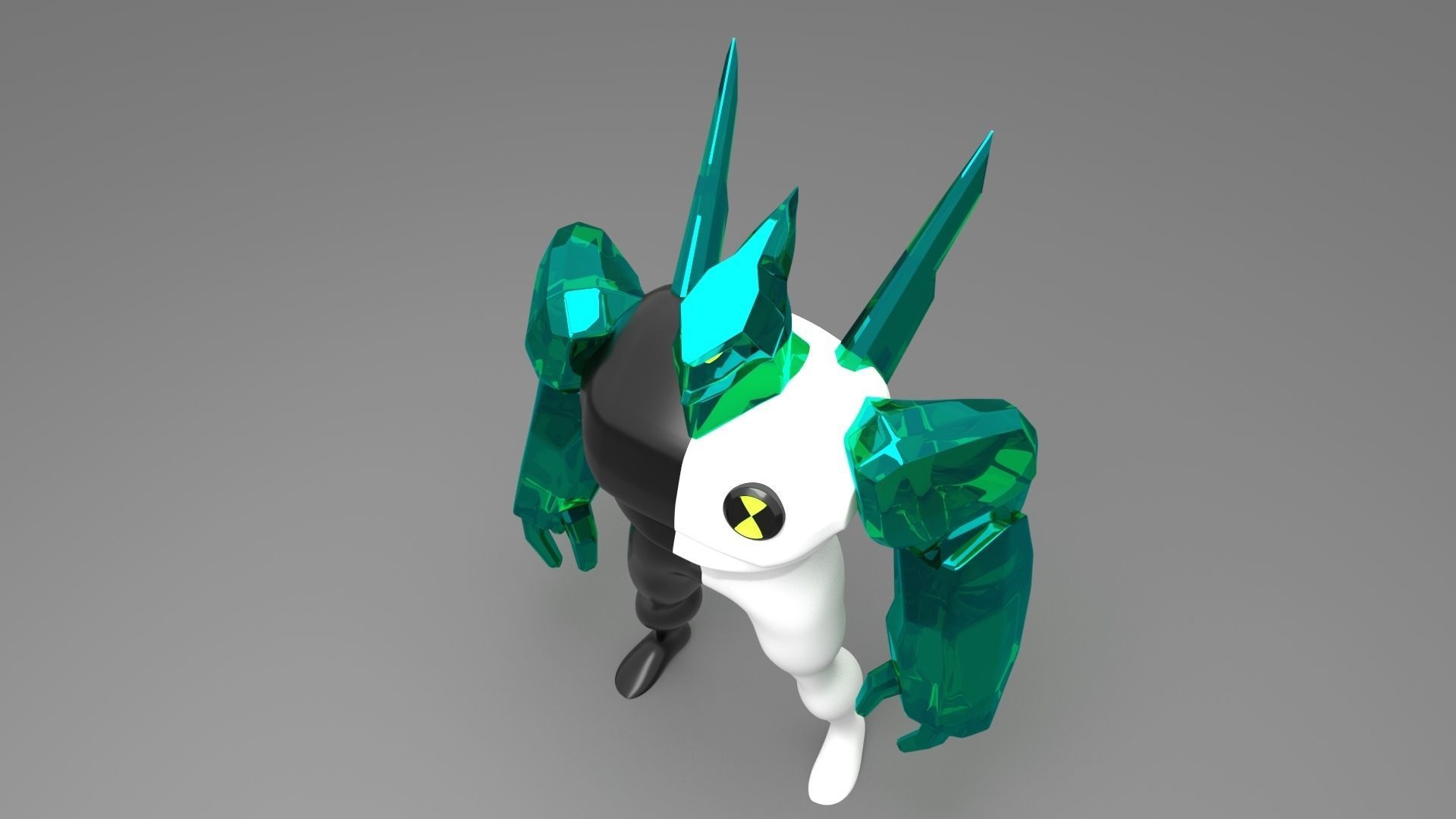 Ben 10 Diamond head model 3D model_11