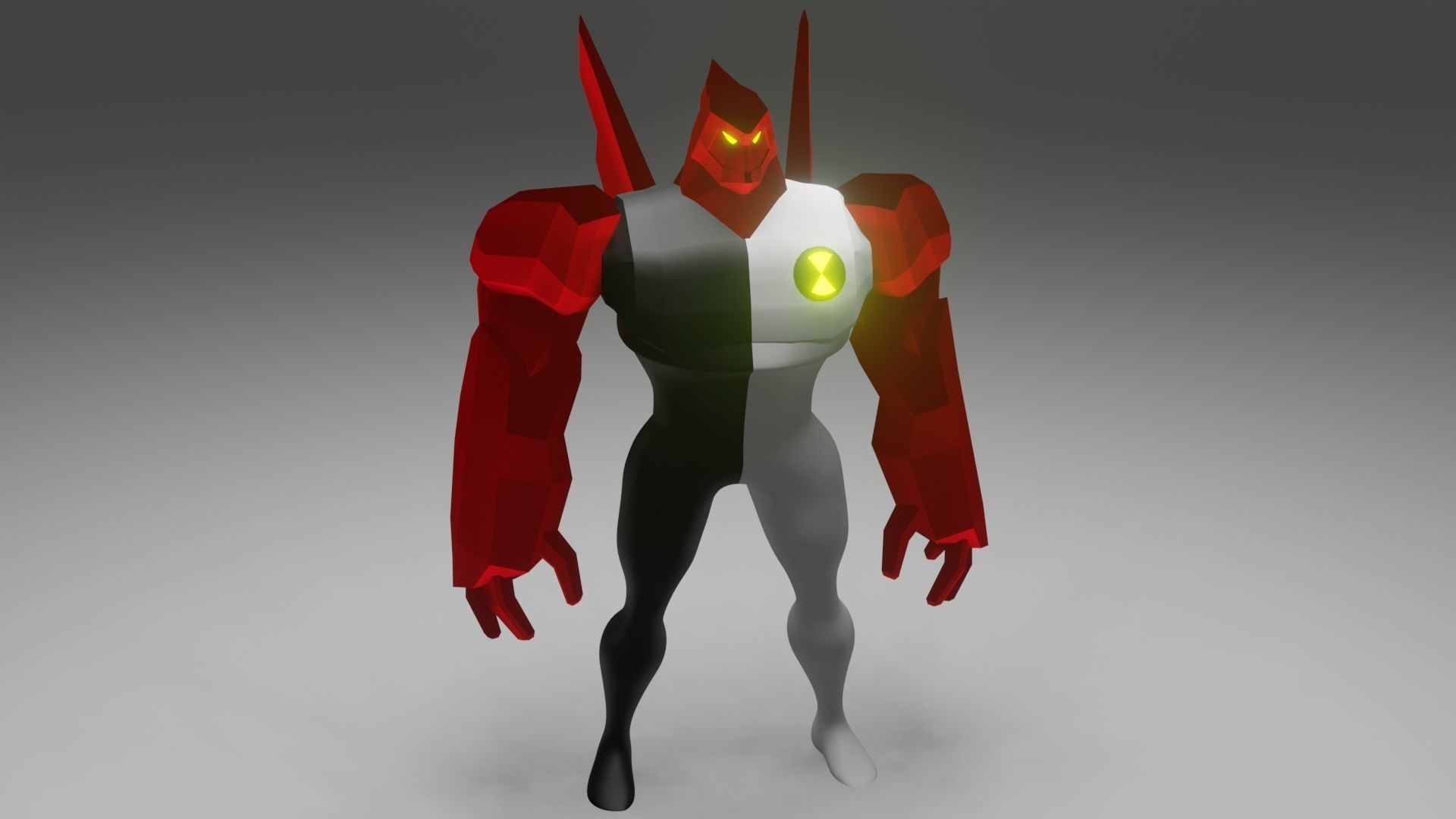 Ben 10 Diamond head model 3D model_8