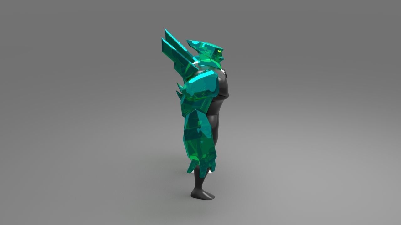 Ben 10 Diamond head model 3D model_3