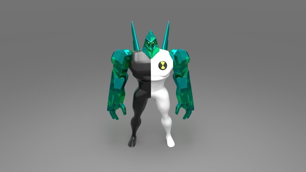 Ben 10 Diamond head model 3D model_6