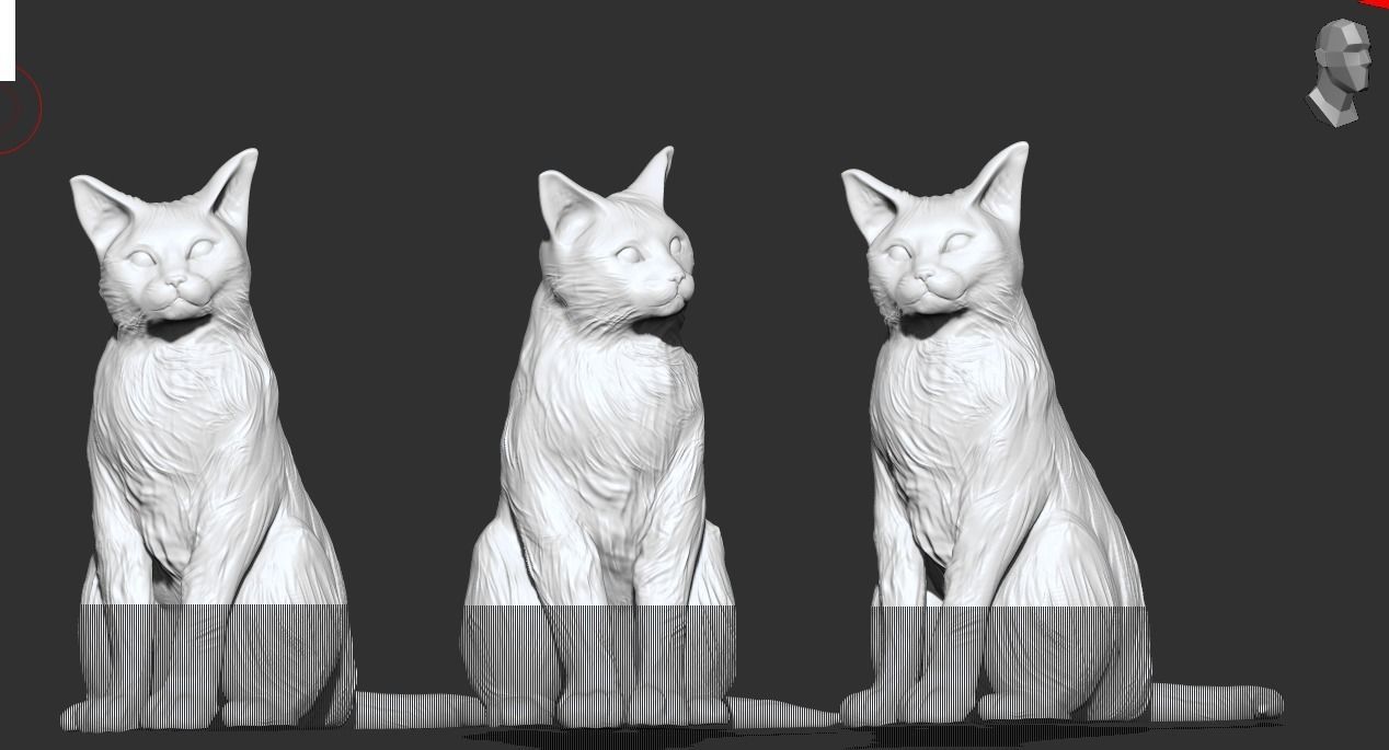 Cat base Base Gato II 3D model 3D printable | CGTrader