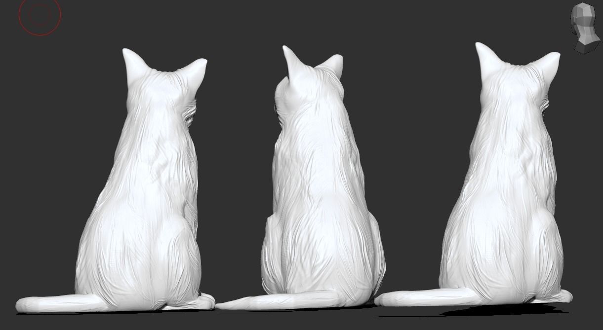 Cat base Base Gato II 3D model 3D printable | CGTrader