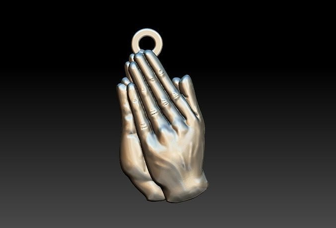 Praying Hands Maos Rezando  3D print model