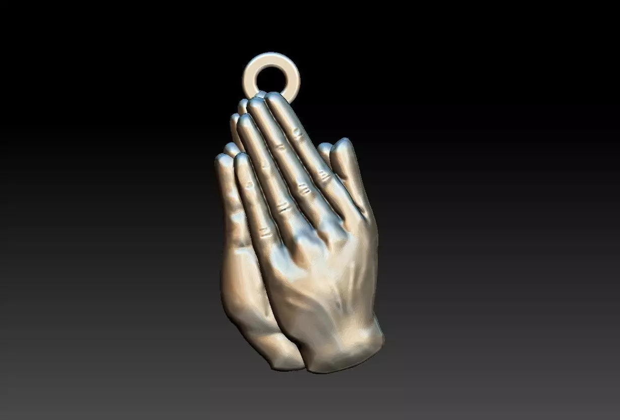 Praying Hands Maos Rezando 3D print model_0