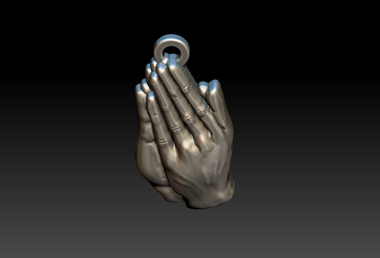Praying Hands Maos Rezando 3D print model_7
