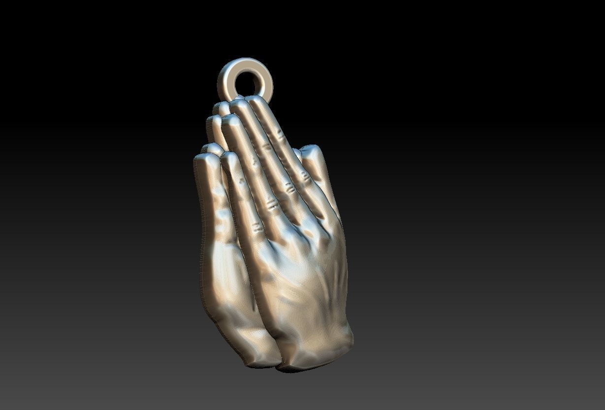 Praying Hands Maos Rezando 3D print model_5