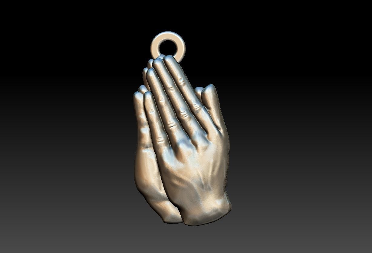 Praying Hands Maos Rezando 3D print model_6