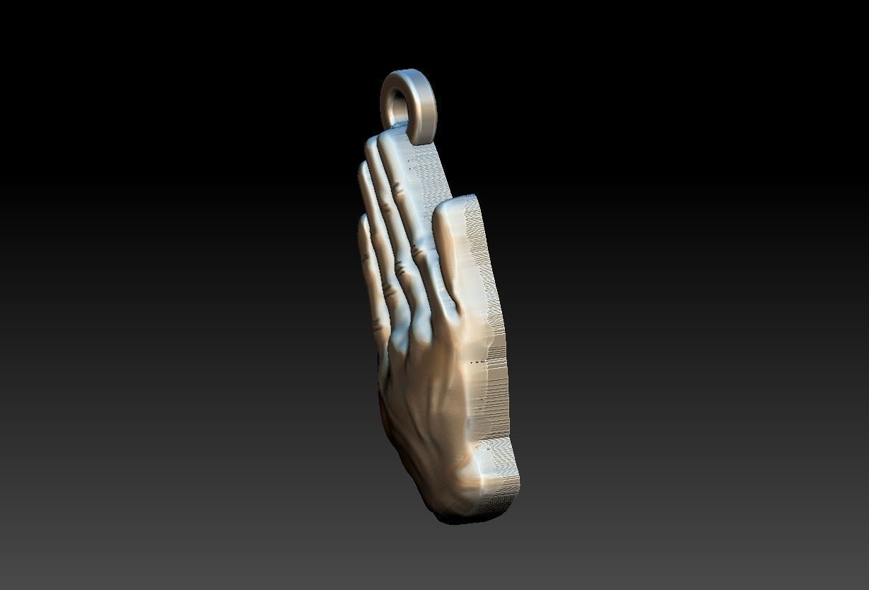 Praying Hands Maos Rezando 3D print model_2