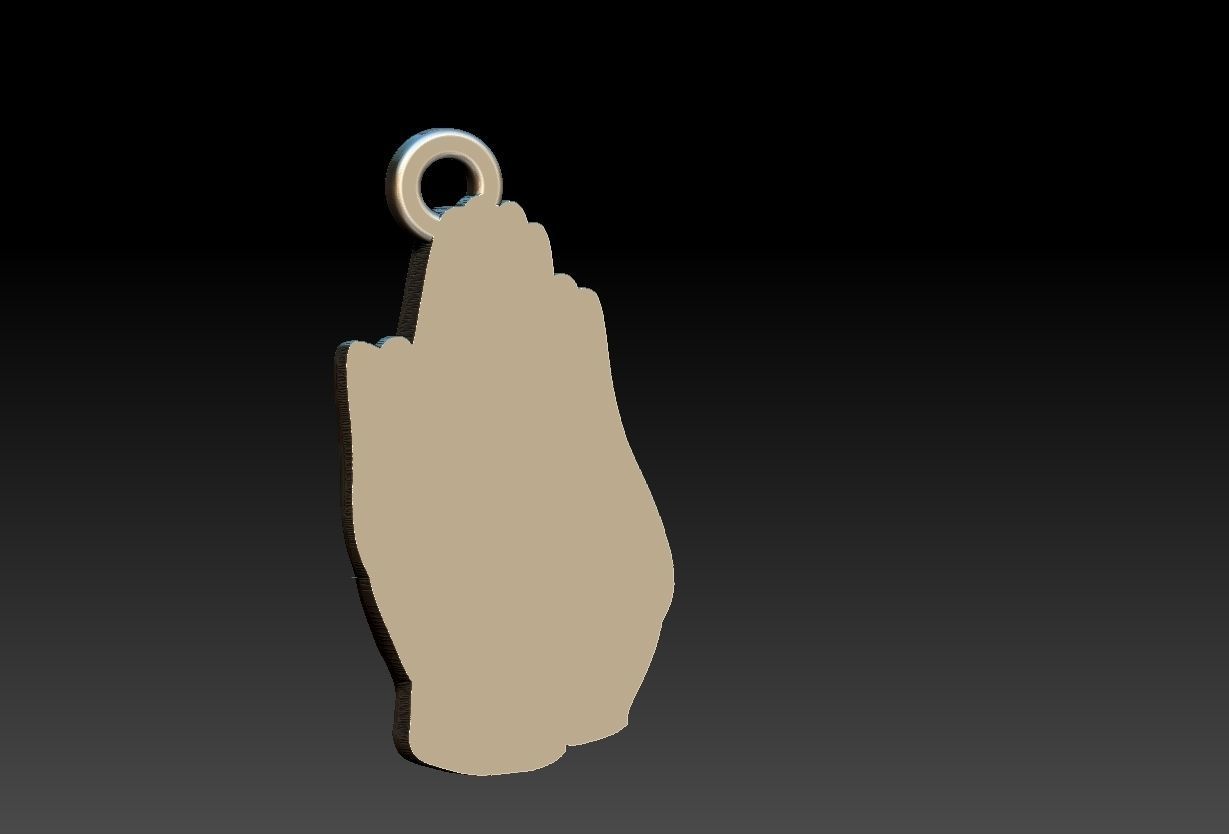 Praying Hands Maos Rezando 3D print model_3