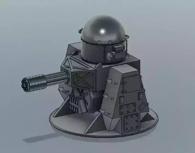 Phalanx CIWS 3D print model