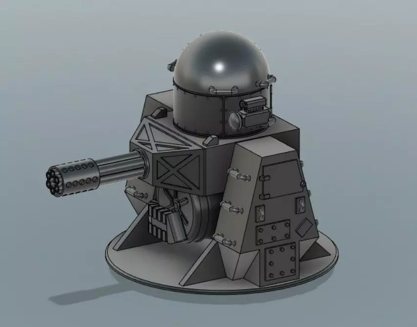 Phalanx CIWS 3D print model_0
