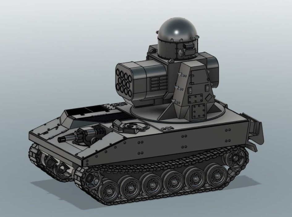 Phalanx CIWS 3D print model_6