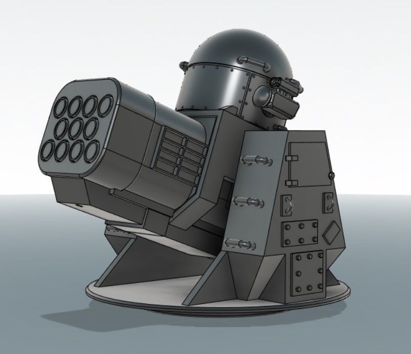 Phalanx CIWS 3D print model_4